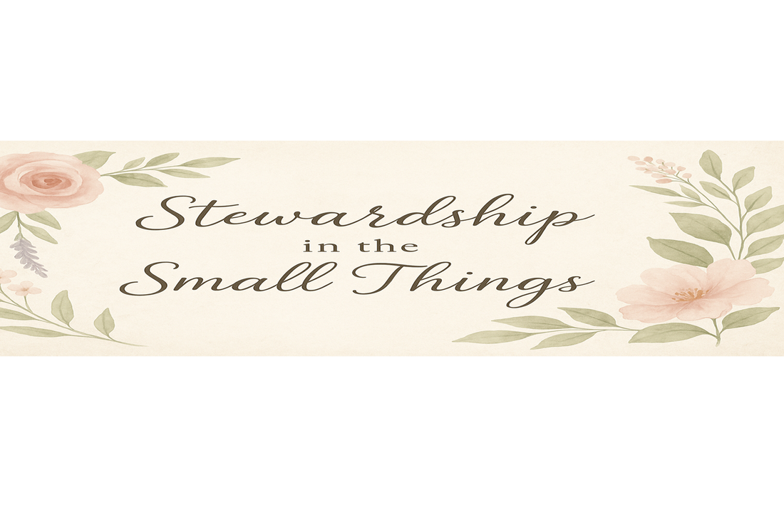 Stewardship in the Small Things