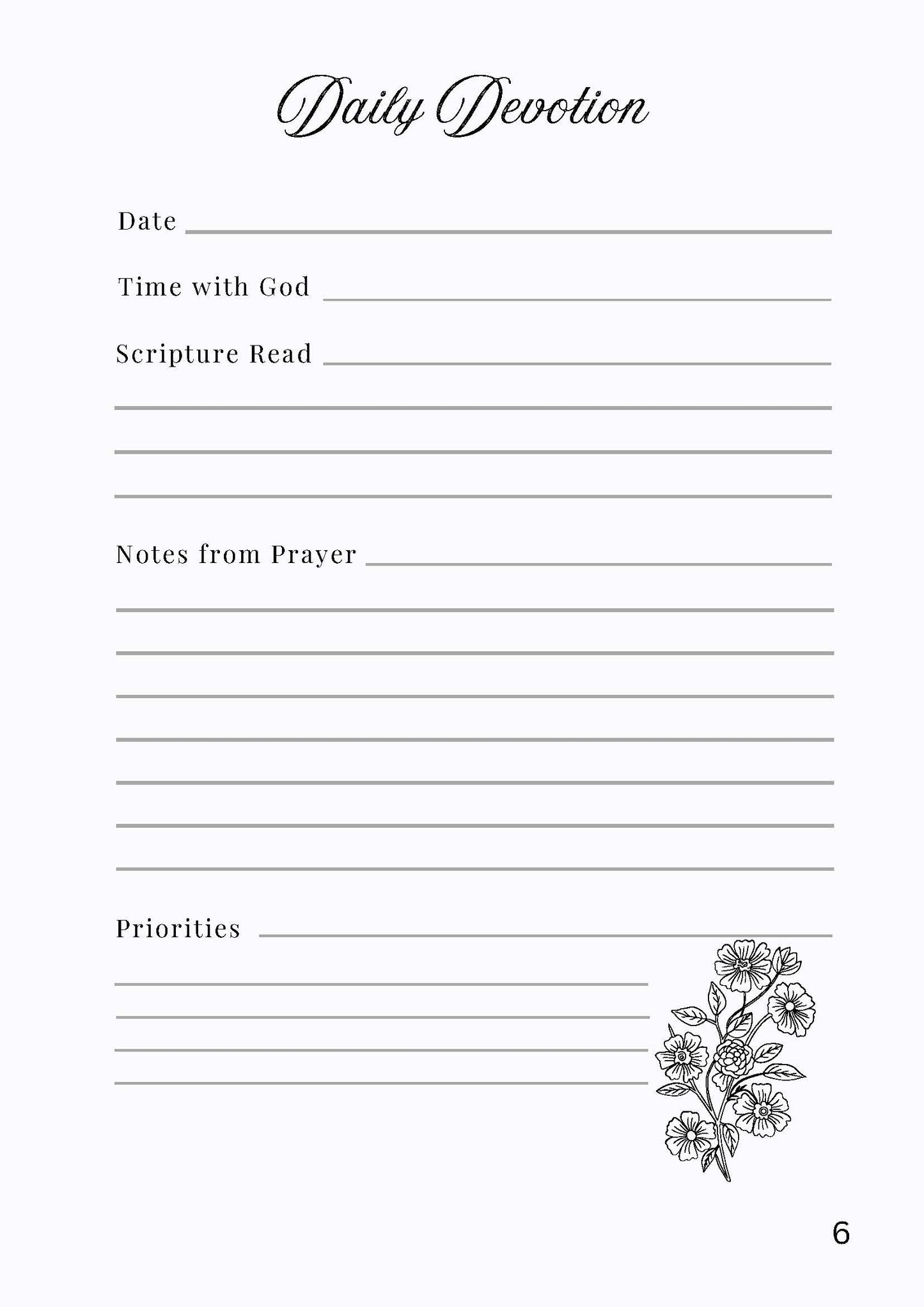 Daughter of the King Faith-Based Purple Christian Planner