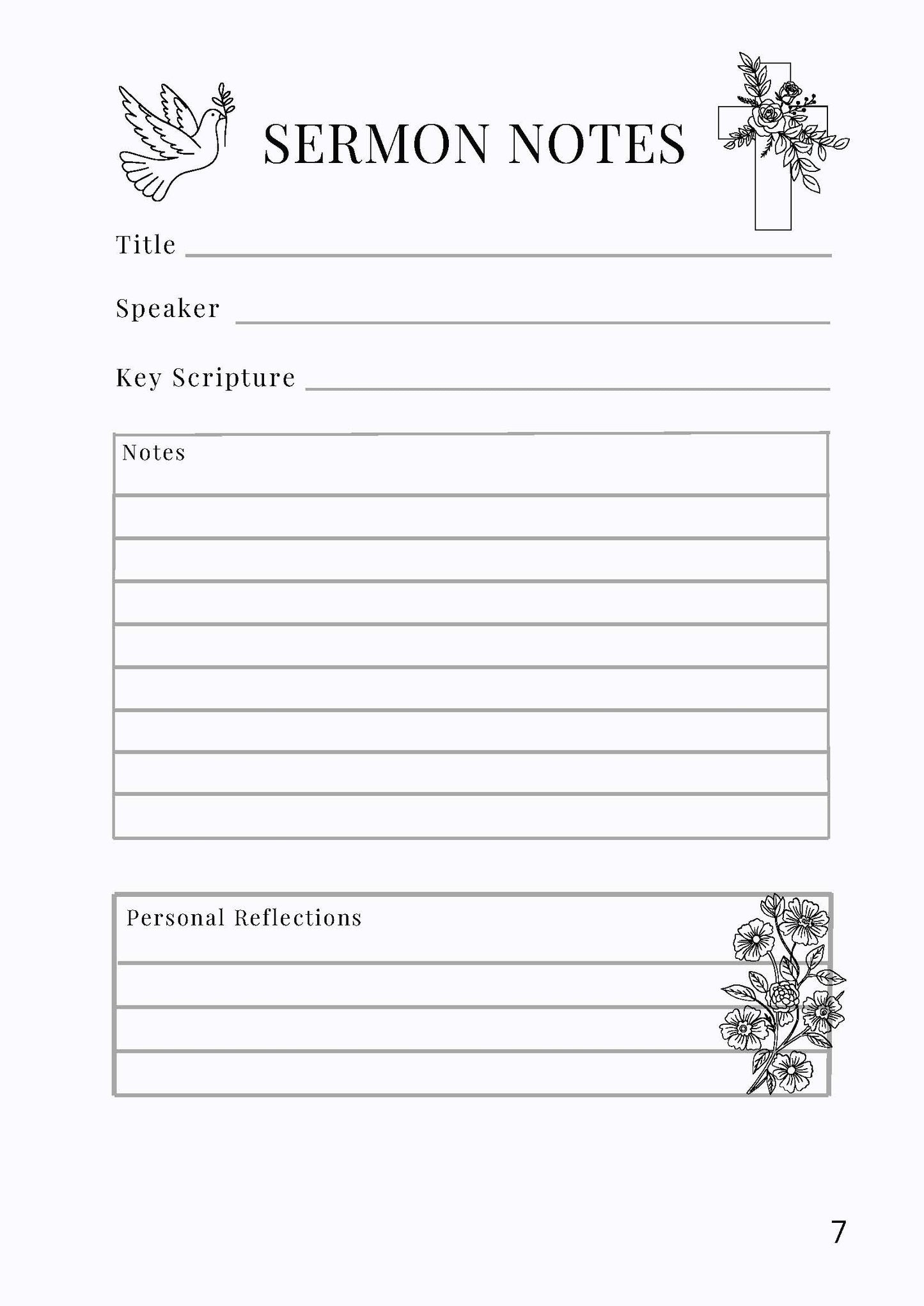 Daughter of the King Faith-Based Purple Christian Planner
