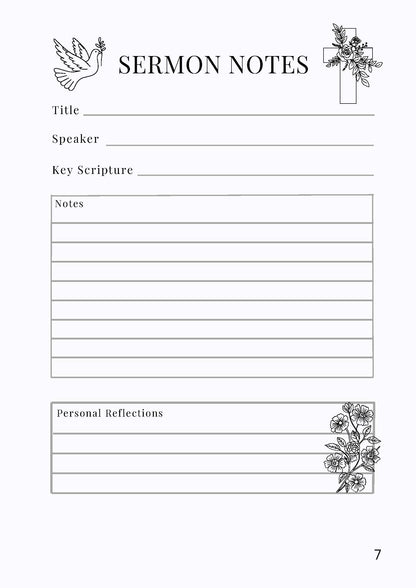 Daughter of the King Faith-Based Purple Christian Planner
