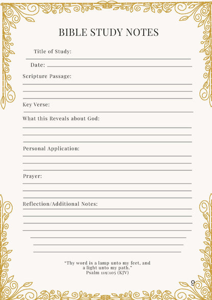 Daughter of the King Faith-Based Yellow Floral Christian Planner
