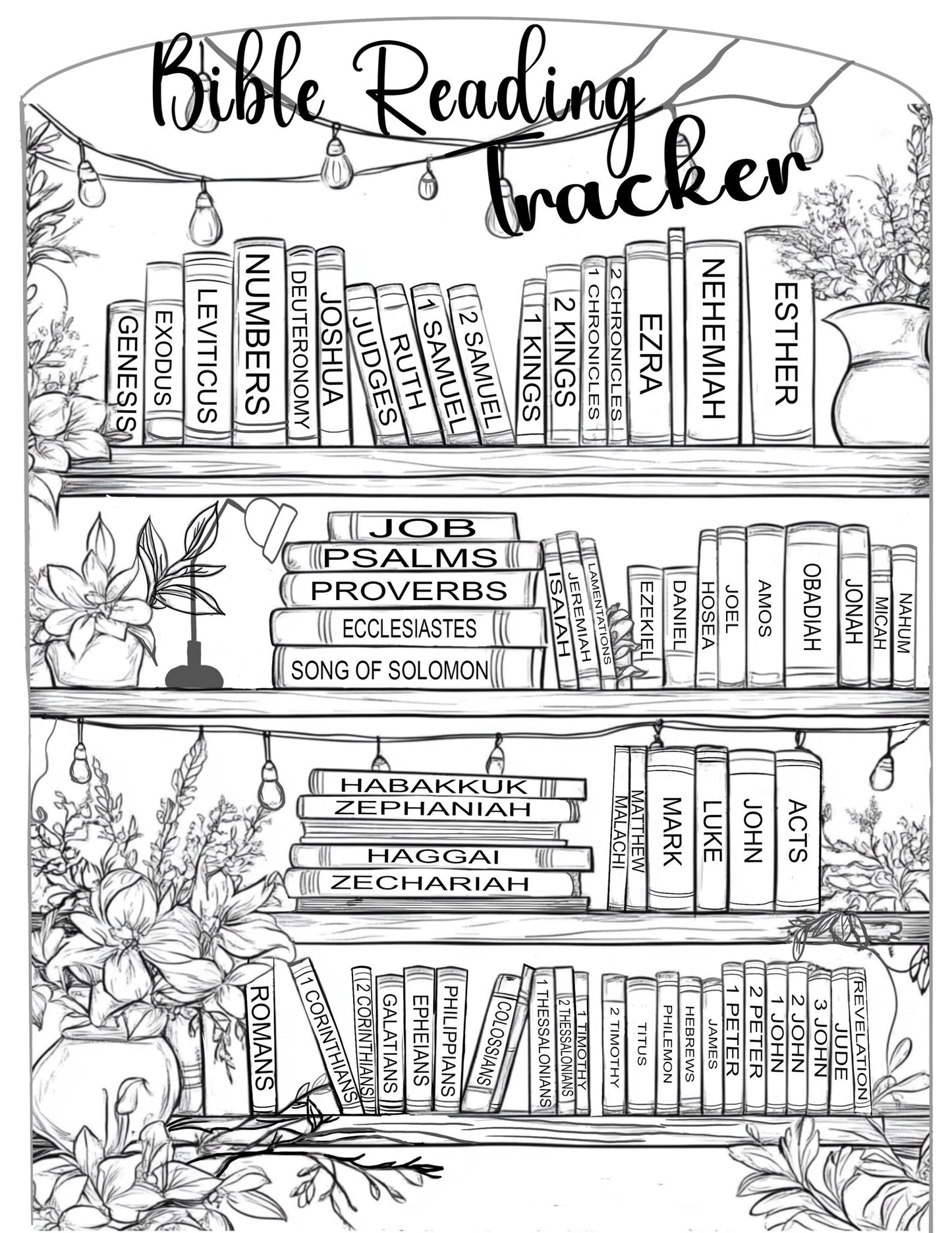 Printable Bible Tabs - Iced Mocha