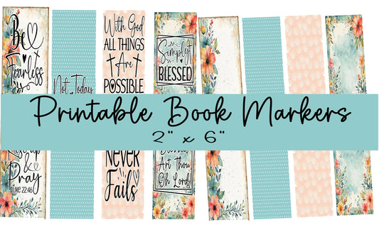Eight Printable Bible Bookmarkers